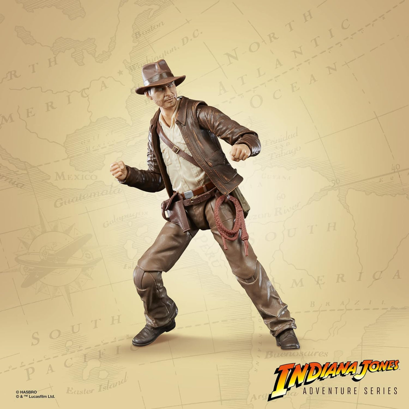 Indiana Jones Hasbro and The Raiders of The Lost Ark Adventure Series Toy, 6-inch Action Figures, Kids Ages 4 and Up