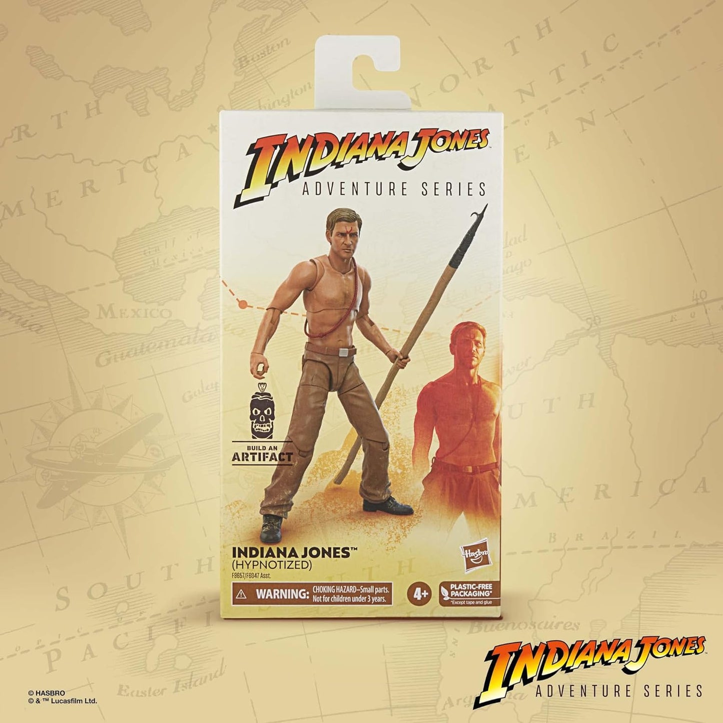 Indiana Jones and The Temple of Doom Adventure Series (Hypnotized) Action Figure, 6-inch Action Figures, Ages 4 and up