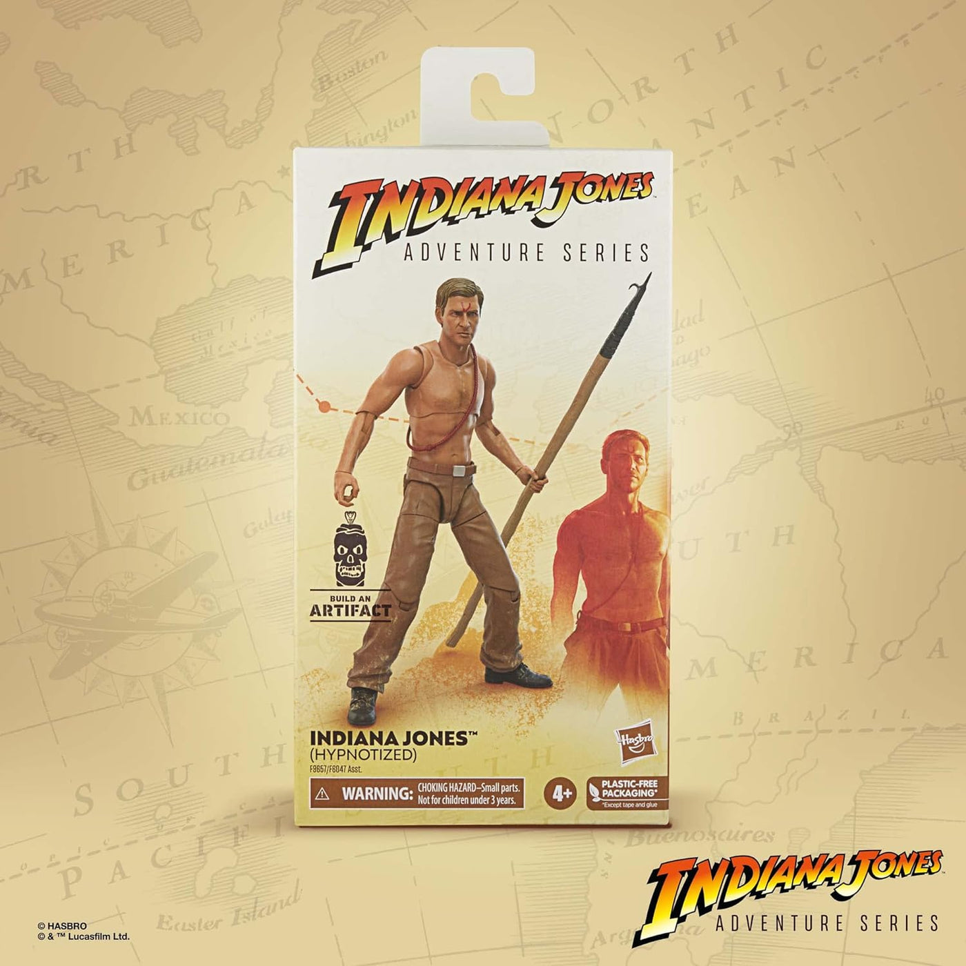 Indiana Jones and The Temple of Doom Adventure Series (Hypnotized) Action Figure, 6-inch Action Figures, Ages 4 and up