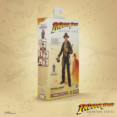 Indiana Jones and The Dial of Destiny Adventure Series (Dial of Destiny) Action Figure, 6-inch, Toys for Kids Ages 4 and Up