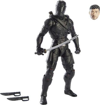 G. I. Joe Hasbro Classified Series : G.I. Joe Origins Snake Eyes Action Figure 16, Premium 6-Inch Scale Toy with Custom Package Art , Black