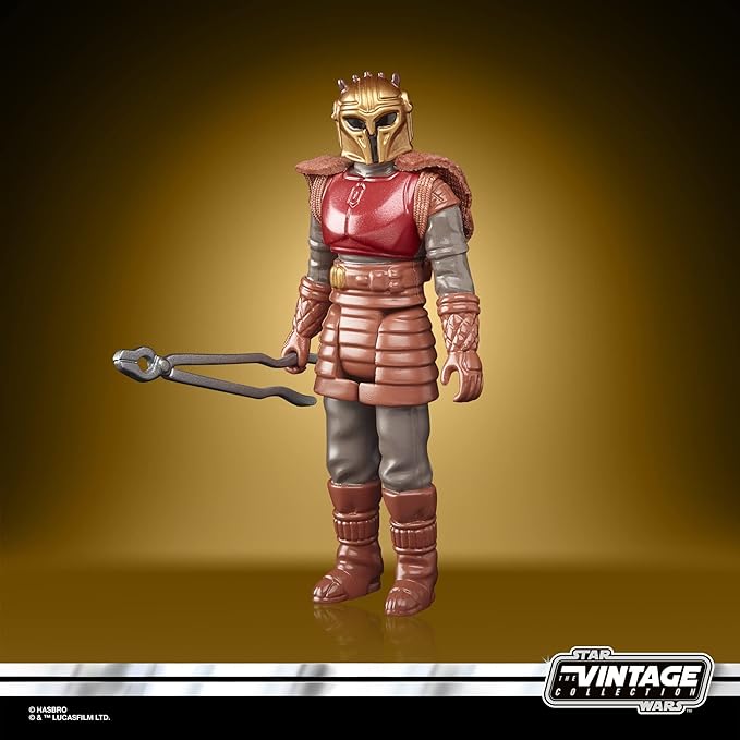 STAR WARS Retro Collection The Armorer Toy 3.75-Inch-Scale The Mandalorian Collectible Action Figure, Toys for Kids Ages 4 and Up