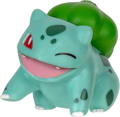 Pokémon Set-2-Inch Bulbasaur Battle Figure with Clip ‘N’ Go with Nest Ball and Pokéball Accessories