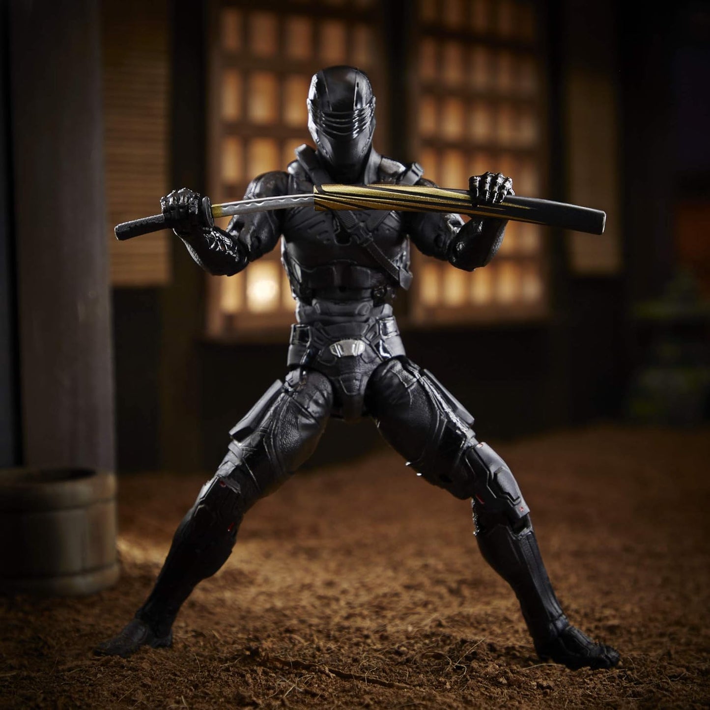 G. I. Joe Hasbro Classified Series : G.I. Joe Origins Snake Eyes Action Figure 16, Premium 6-Inch Scale Toy with Custom Package Art , Black