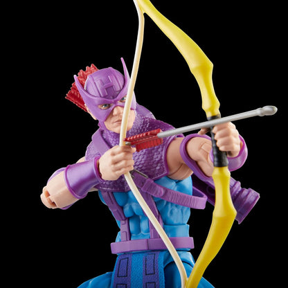 Marvel Legends Series Hawkeye with Sky-Cycle Avengers 60th Anniversary Collectible 6-Inch Action Figure and Vehicle