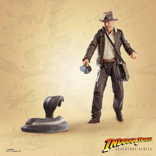 Indiana Jones and The Dial of Destiny Adventure Series (Dial of Destiny) Action Figure, 6-inch, Toys for Kids Ages 4 and Up