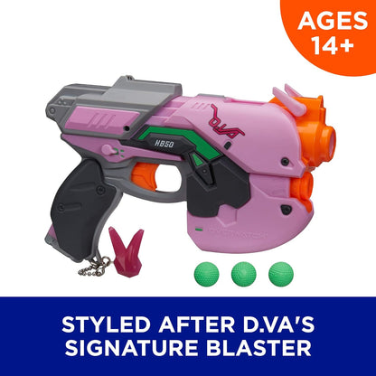 Overwatch D.Va Nerf Rival Blaster with 3 Overwatch Rival Rounds