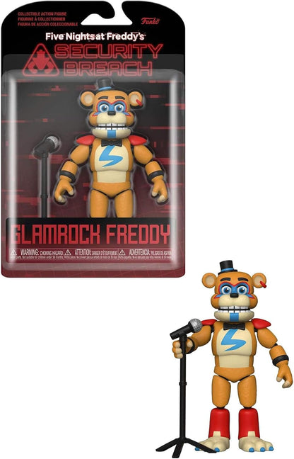POP Funko Action Figure: Five Nights at Freddy's, Security Breach - Glamrock Fred, Multicolor