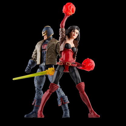 Marvel Legends Series Black Knight Sersi, Avengers 60th Anniversary Collectible 6-Inch Action Figures (Amazon Exclusive), Small