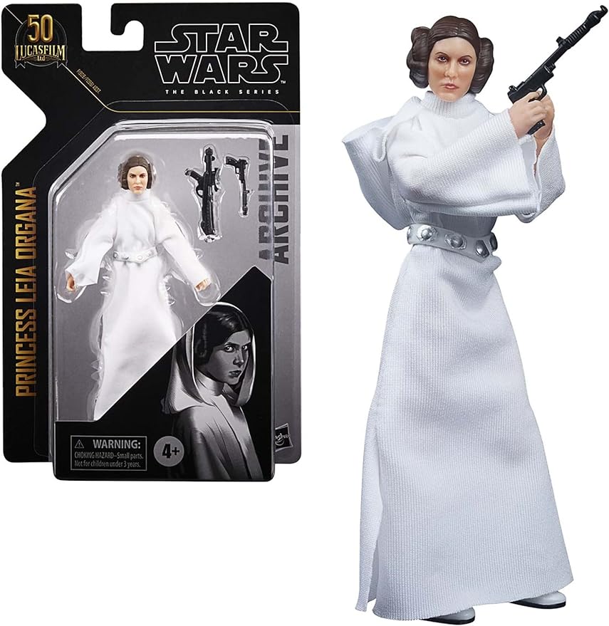 STAR WARS The Black Series Archive Collection Princess Leia Organa 6-Inch-Scale A New Hope Lucasfilm 50th Anniversary Figure,F1908