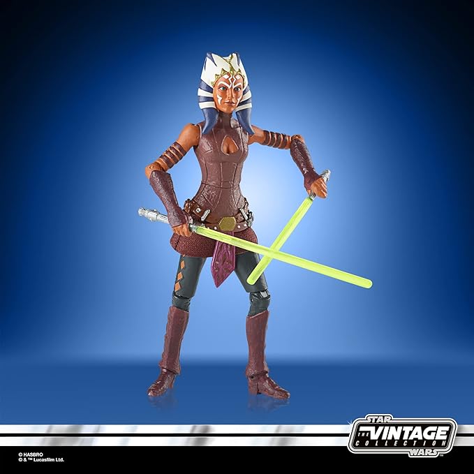 STAR WARS The Vintage Collection Ahsoka Toy VC102,3.75-Inch-Scale The Clone Wars Collectible Action Figure, Kids Ages 4 and Up