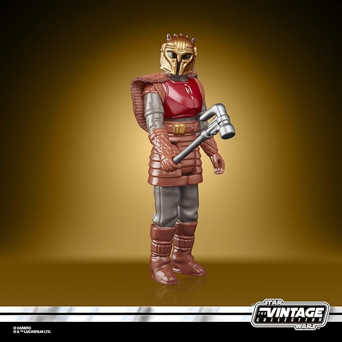 STAR WARS Retro Collection The Armorer Toy 3.75-Inch-Scale The Mandalorian Collectible Action Figure, Toys for Kids Ages 4 and Up