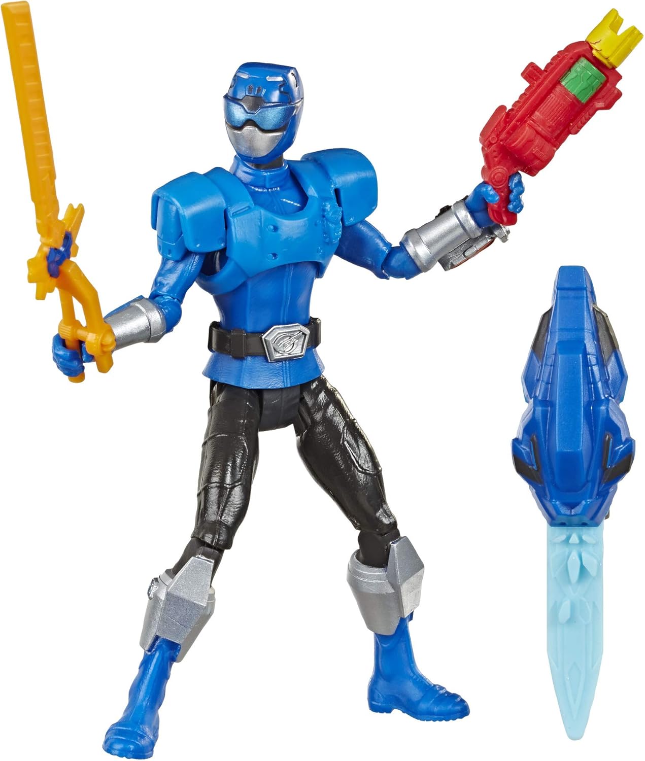 Power Rangers Beast Morphers Beast-X Blue Ranger 6" Action Figure Toy Inspired by The TV Show