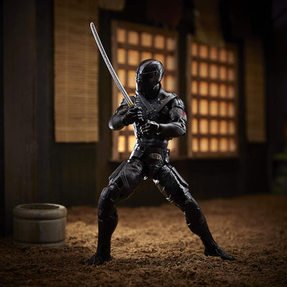 G. I. Joe Hasbro Classified Series : G.I. Joe Origins Snake Eyes Action Figure 16, Premium 6-Inch Scale Toy with Custom Package Art , Black