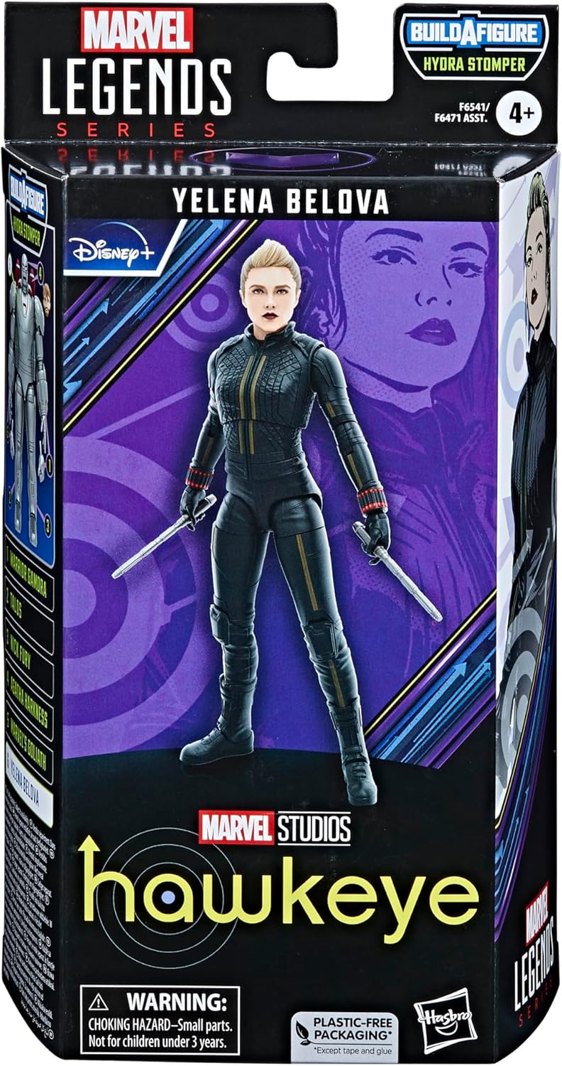 Marvel Legends Series Yelena Belova, Hawkeye Collectible 6-Inch Action Figures, Ages 4 and Up, Small