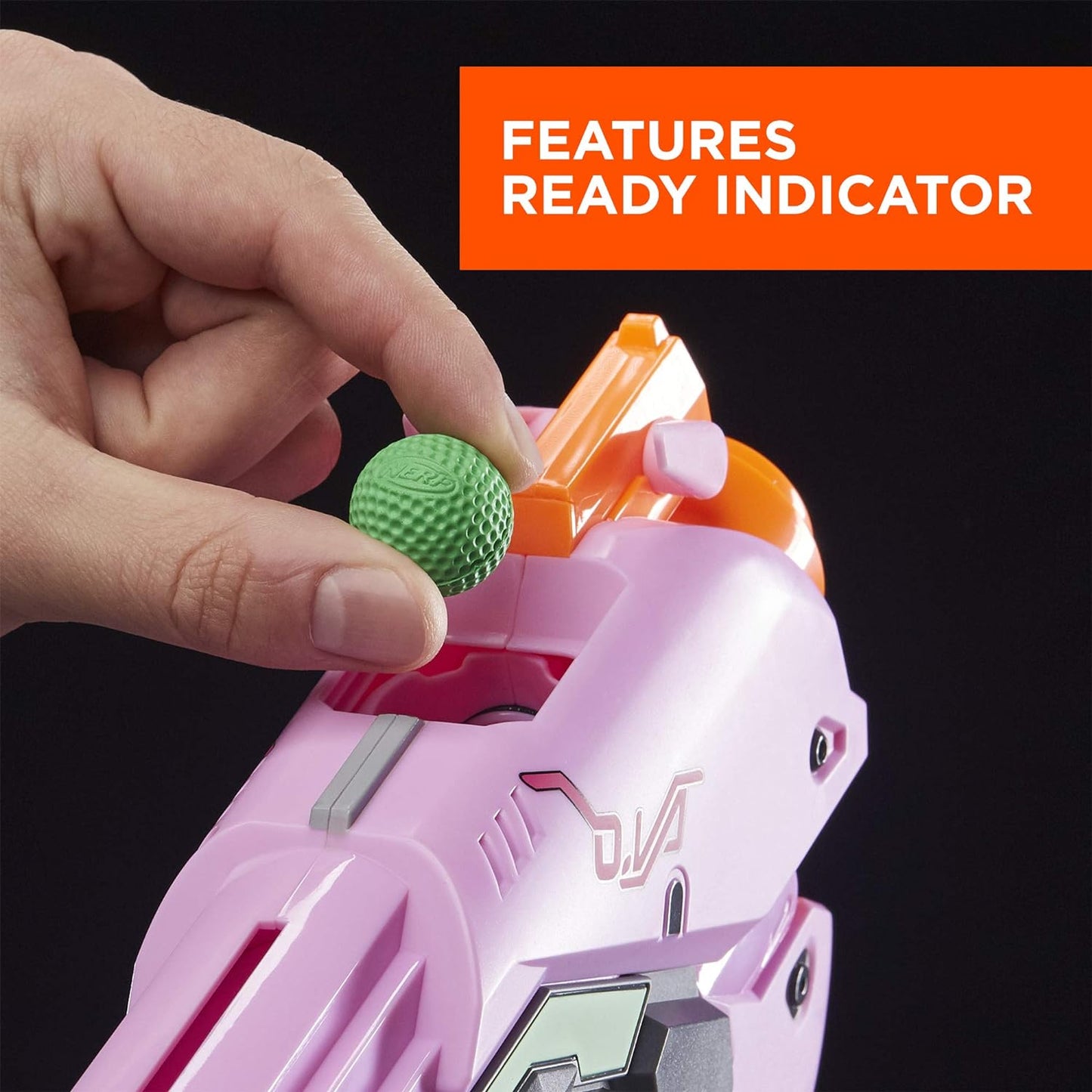 Overwatch D.Va Nerf Rival Blaster with 3 Overwatch Rival Rounds