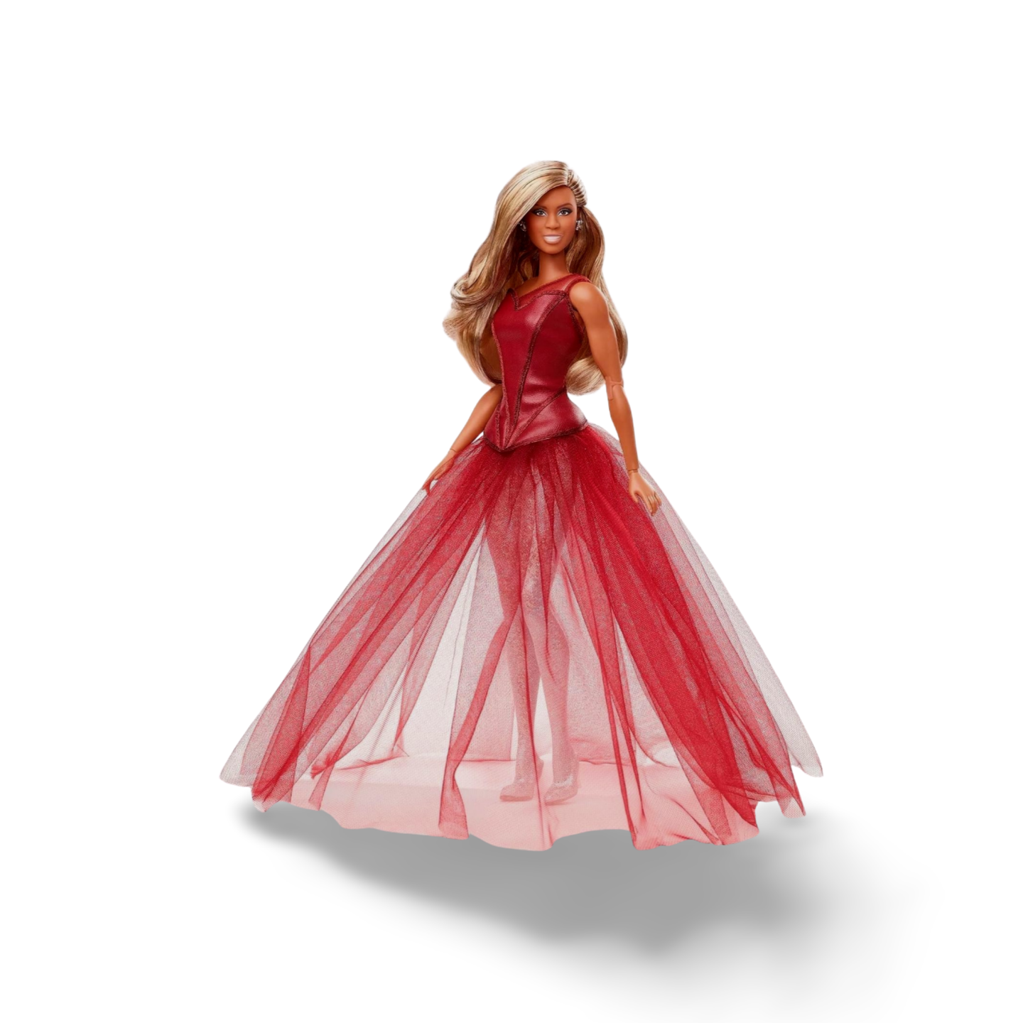 Barbie Tribute Collection Laverne Cox Doll, Collectible Doll Wearing Layered Look with Glittery Bodysuit and Tulle Gown, Gift for Collectors