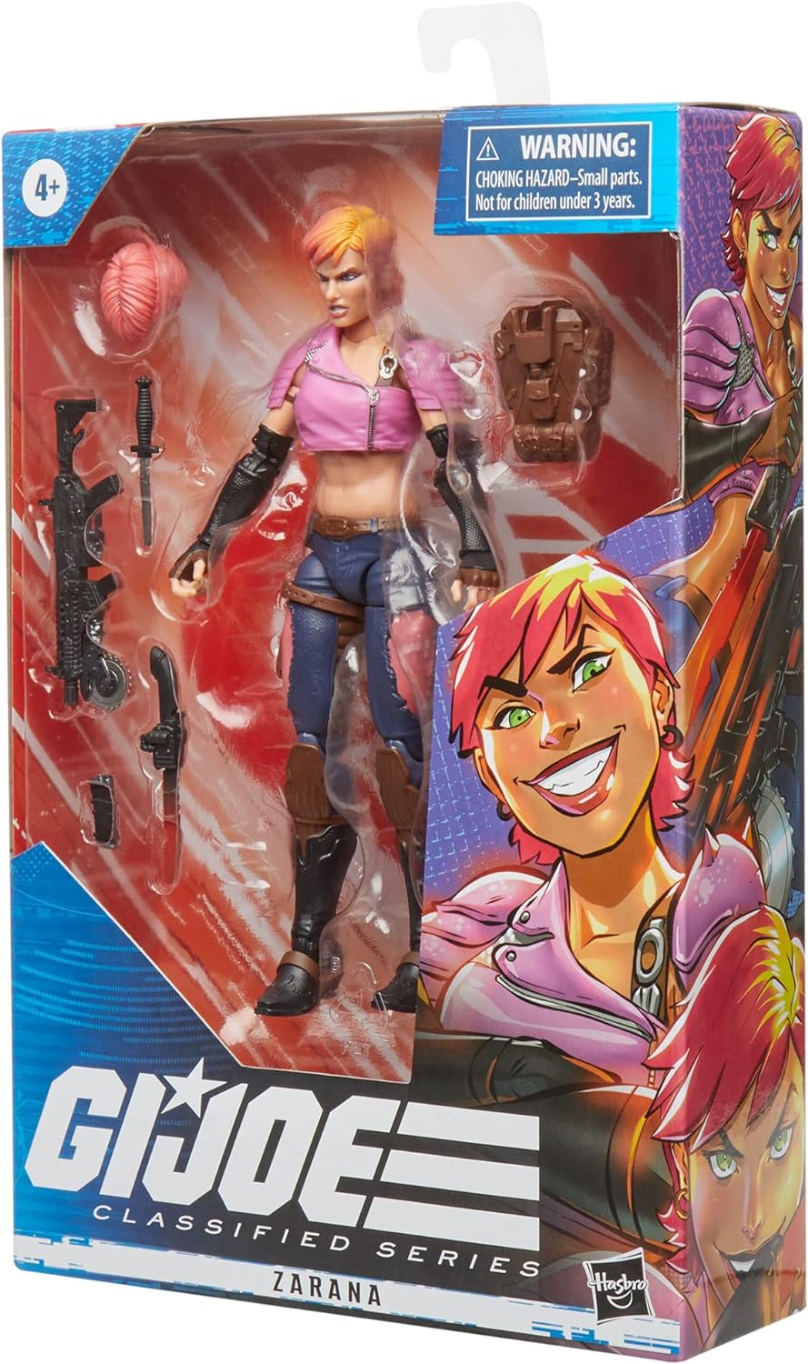 G.I. Joe Classified Series Zarana Action Figure 48 Collectible Premium Toys with Multiple Accessories 6-Inch-Scale with Custom Package Art