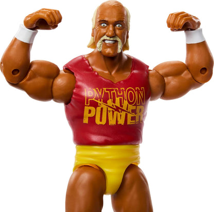 Mattel WWE Action Figure, 6-inch Collectible Hulk Hogan with 10 Articulation Points & Life-Like Look