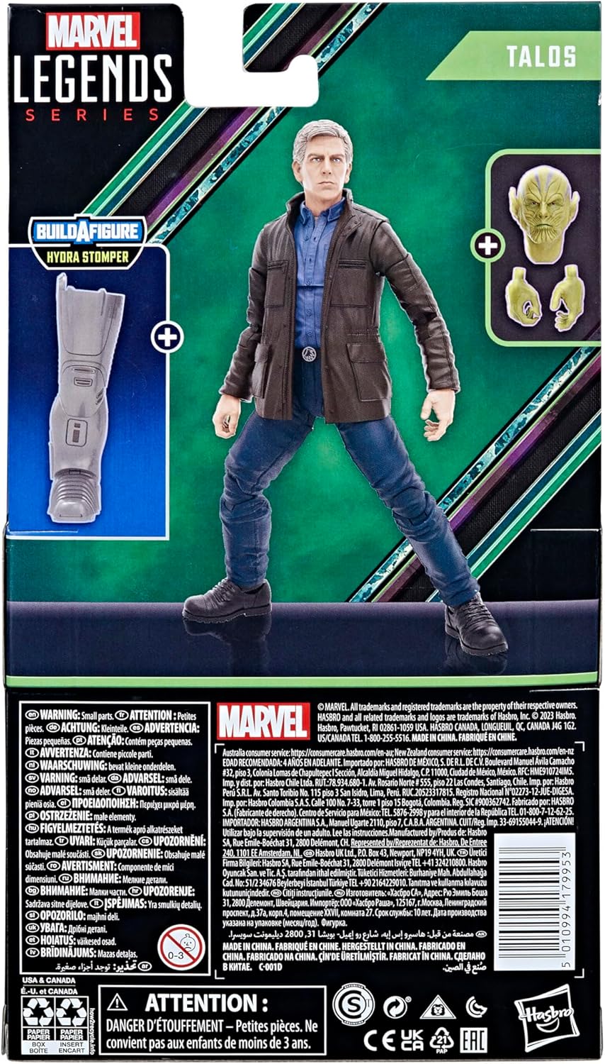 Marvel Legends Series Talos Secret Invasion Collectible 6-Inch Action Figures, Ages 4 and Up