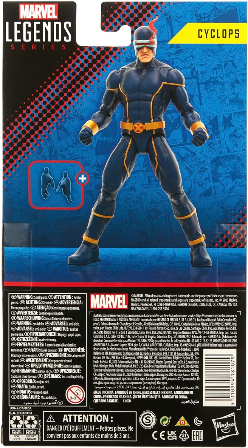 Marvel Legends Series: Cyclops Astonishing X-Men Collectible 6-Inch Action Figure