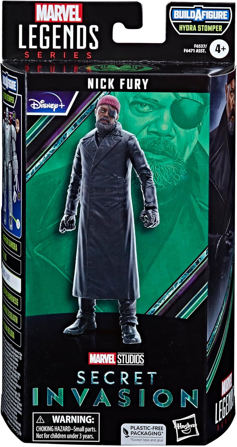 Marvel Legends Series Nick Fury, Secret Invasion Collectible 6-Inch Action Figures, Ages 4 and Up