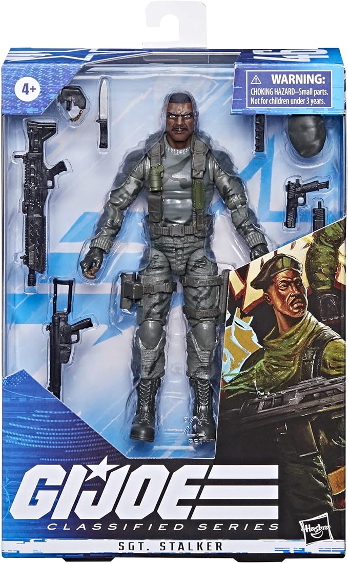G.I. Joe Classified Series Lonzo Stalker Wilkinson Action Figure 46 Collectible Toy, Multiple Accessories 6-Inch-Scale, Custom Package Art