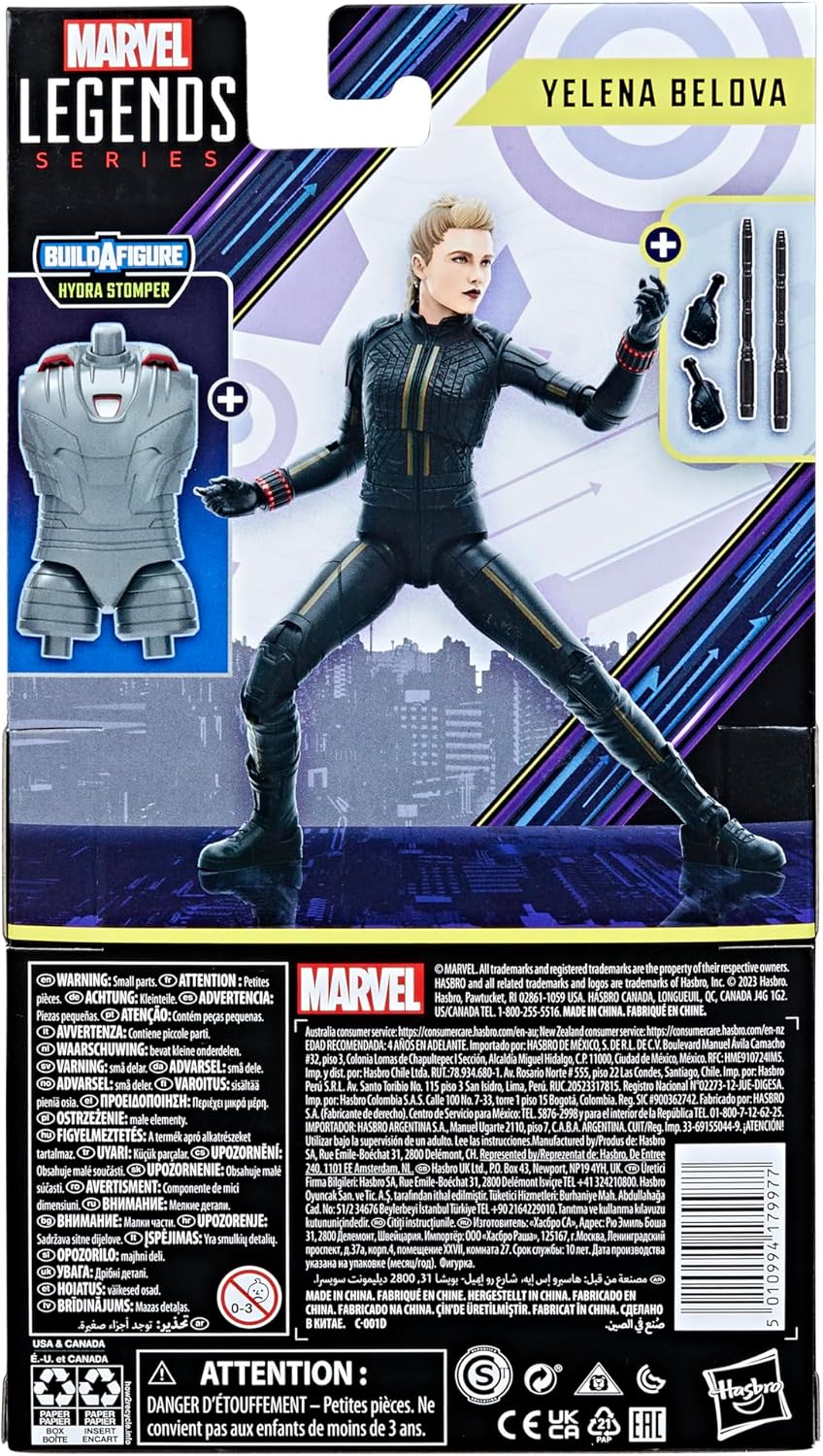 Marvel Legends Series Yelena Belova, Hawkeye Collectible 6-Inch Action Figures, Ages 4 and Up, Small