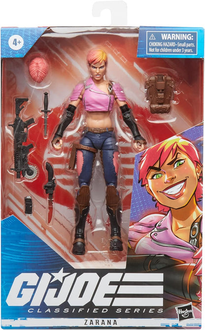 G.I. Joe Classified Series Zarana Action Figure 48 Collectible Premium Toys with Multiple Accessories 6-Inch-Scale with Custom Package Art