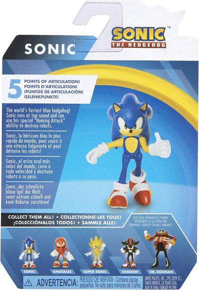 Sonic The Hedgehog Action Figure 2.5 Inch Sonic Collectible Toy, 3 years