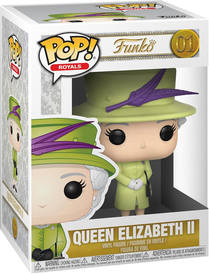 Funko Pop! Royals: Royals - Queen Elizabeth II Action Figures, Multicolor, Standard