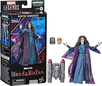 Marvel Legends Series Agatha Harkness, WandaVision Collectible 6-Inch Action Figures, Ages 4 and Up