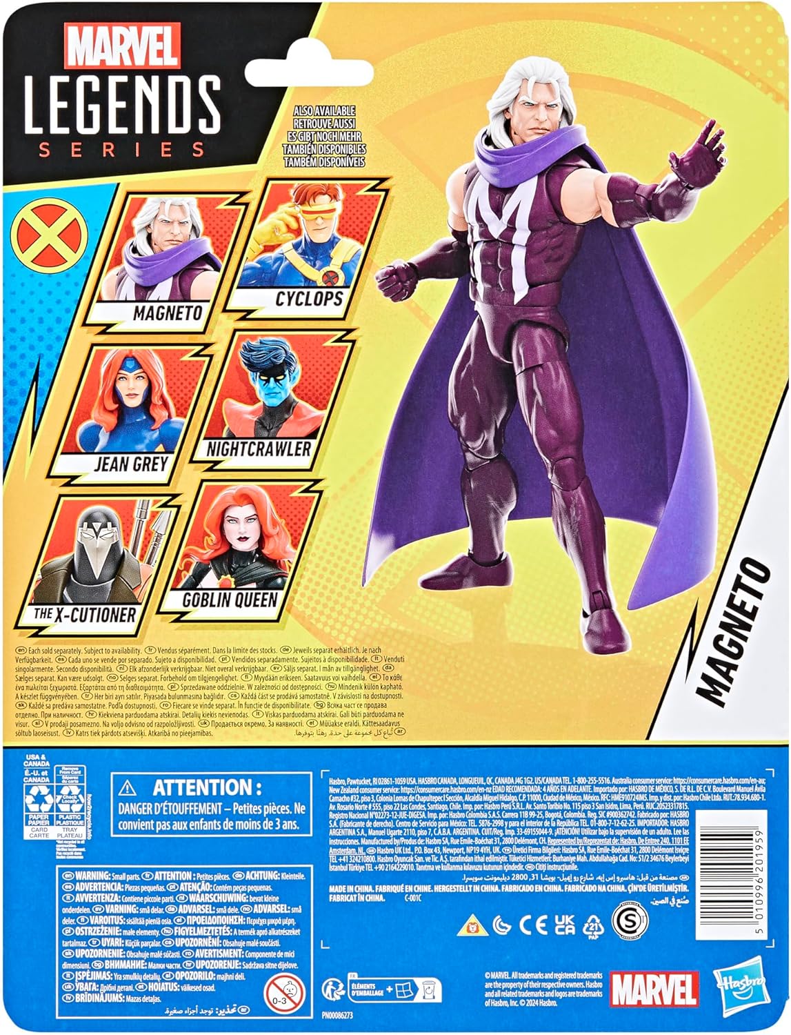 Marvel Legends Series Magneto, X-Men ‘97 Collectible 6-Inch Action Figure