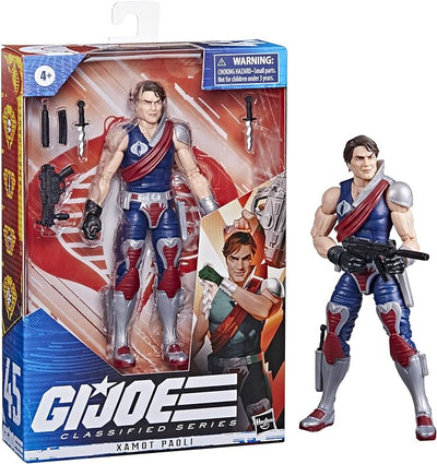 G.I. Joe Classified Series Xamot Paoli Action Figure 45 Collectible Premium Toy, Multiple Accessories 6-Inch-Scale with Custom Package Art