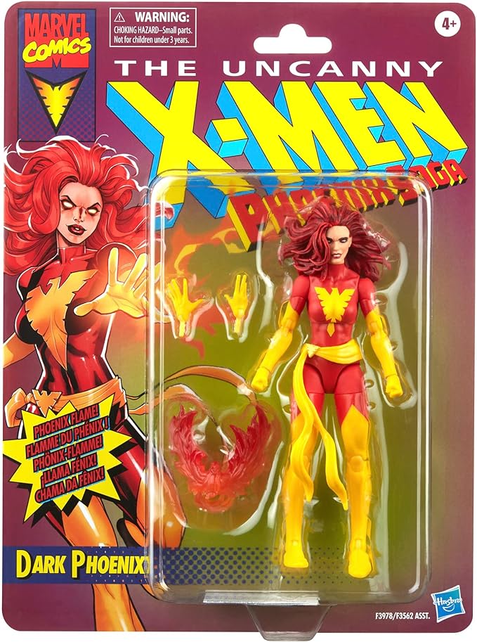 Marvel Legends Series X-Men Classic Dark Phoenix 6-inch Action Figure Toy,for 4+ Years, 3 Accessories
