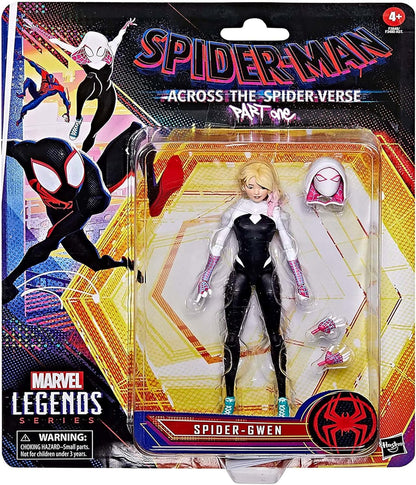 Marvel Legends Series Spider-Man Across The Spider-Verse Spider-Gwen 6-Inch Action Figure Toy, 4 Accessories