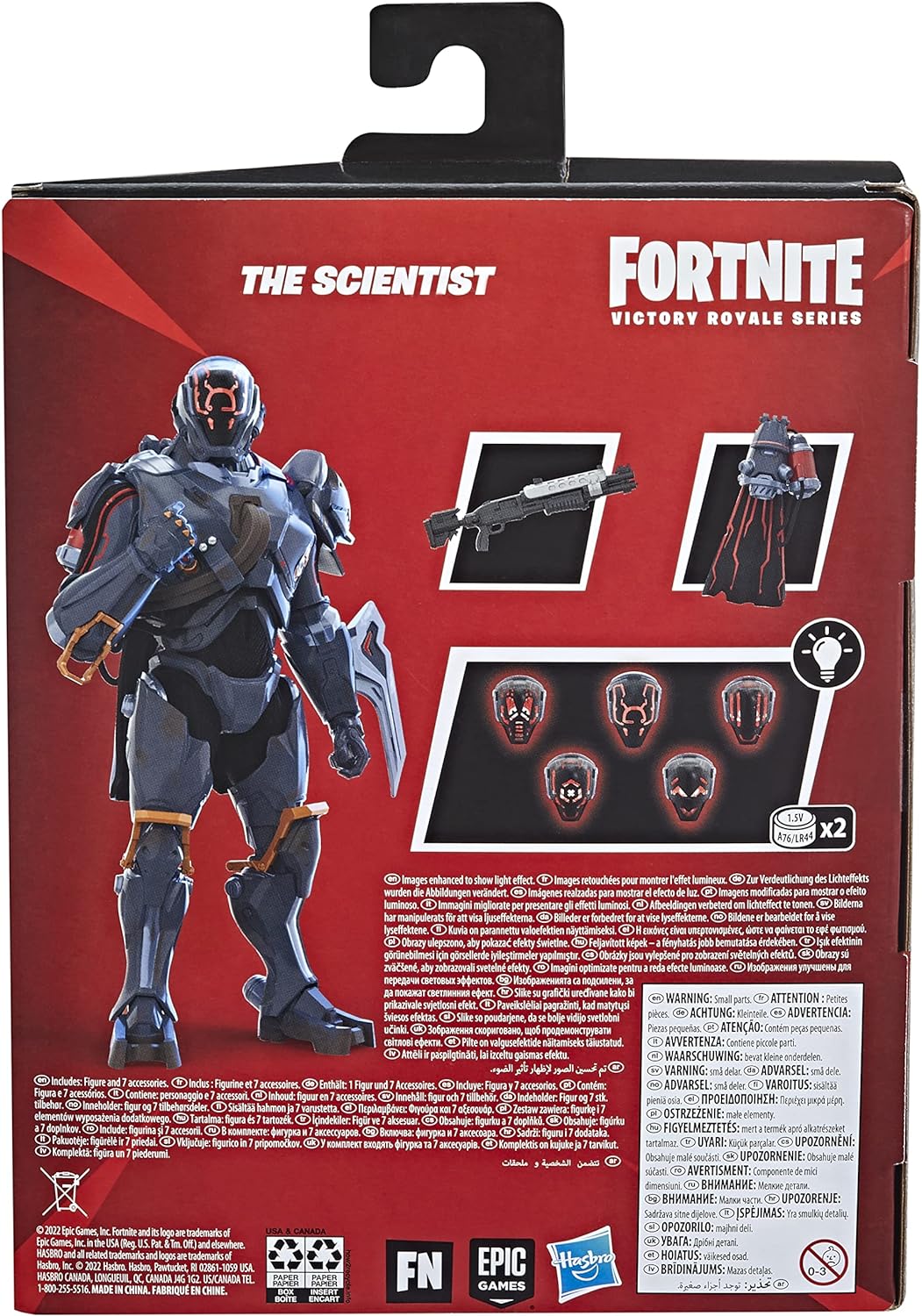 Fortnite Hasbro Victory Royale Series The Scientist Collectible Action Figure with Accessories – Ages 8 and Up, 15 cm