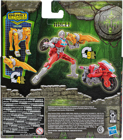 Transformers: Rise of The Beasts Movie Beast Alliance Beast Weaponizers 2-Pack Arcee & Cheetor Toys, Age 6 and Up, 5-inch