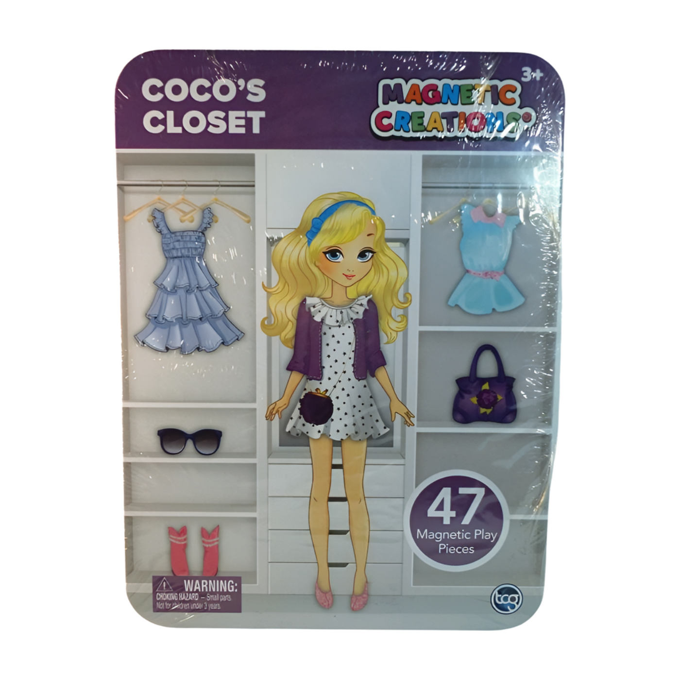 TCG Toys Magnetic Creations Coco's Closet 47 pcs Play Set