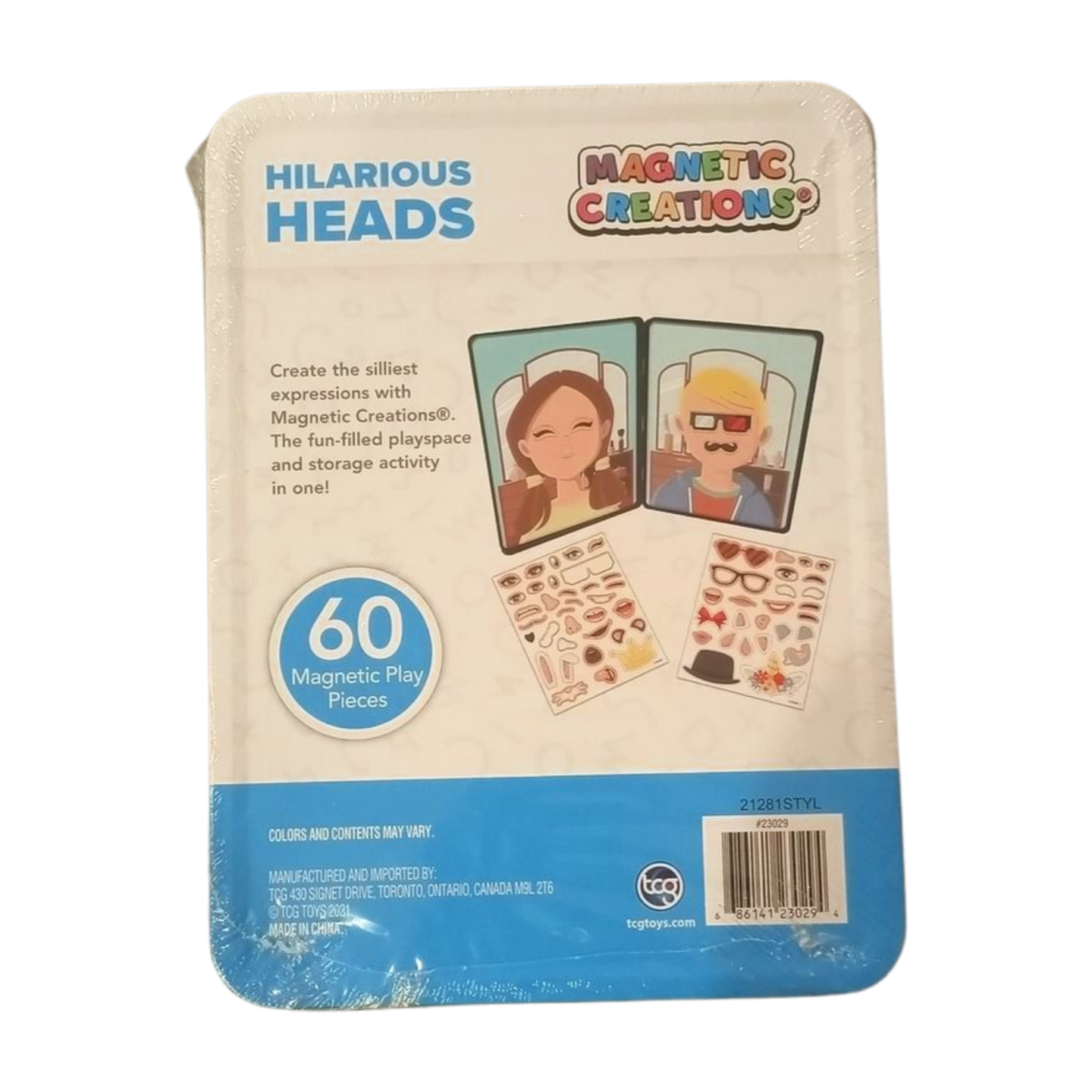 TCG Toys Magnetic Creations Hilarious Heads 60 pcs Playset