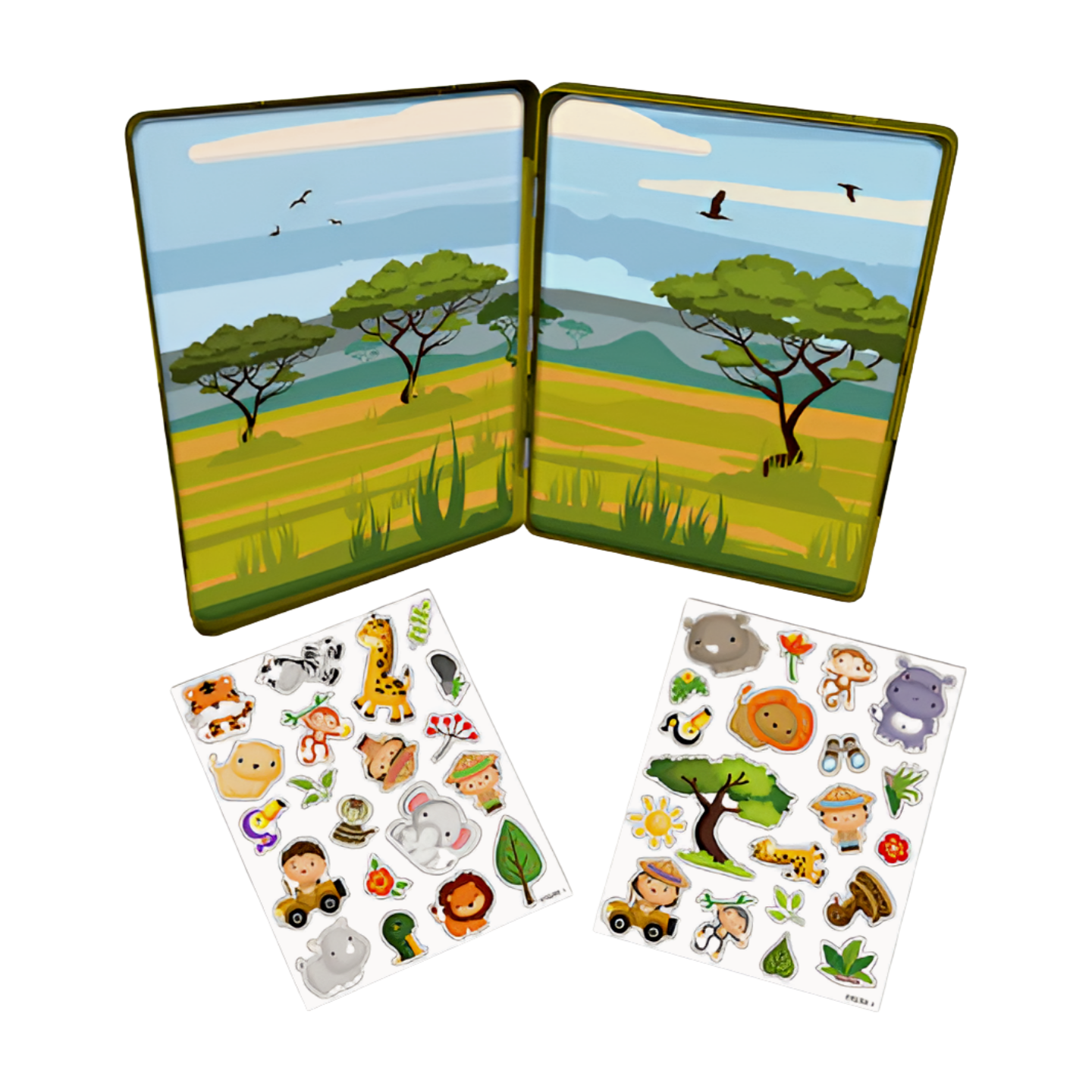 MAGNETIC CREATIONS | JUNGLE SAFARI FUN TIN