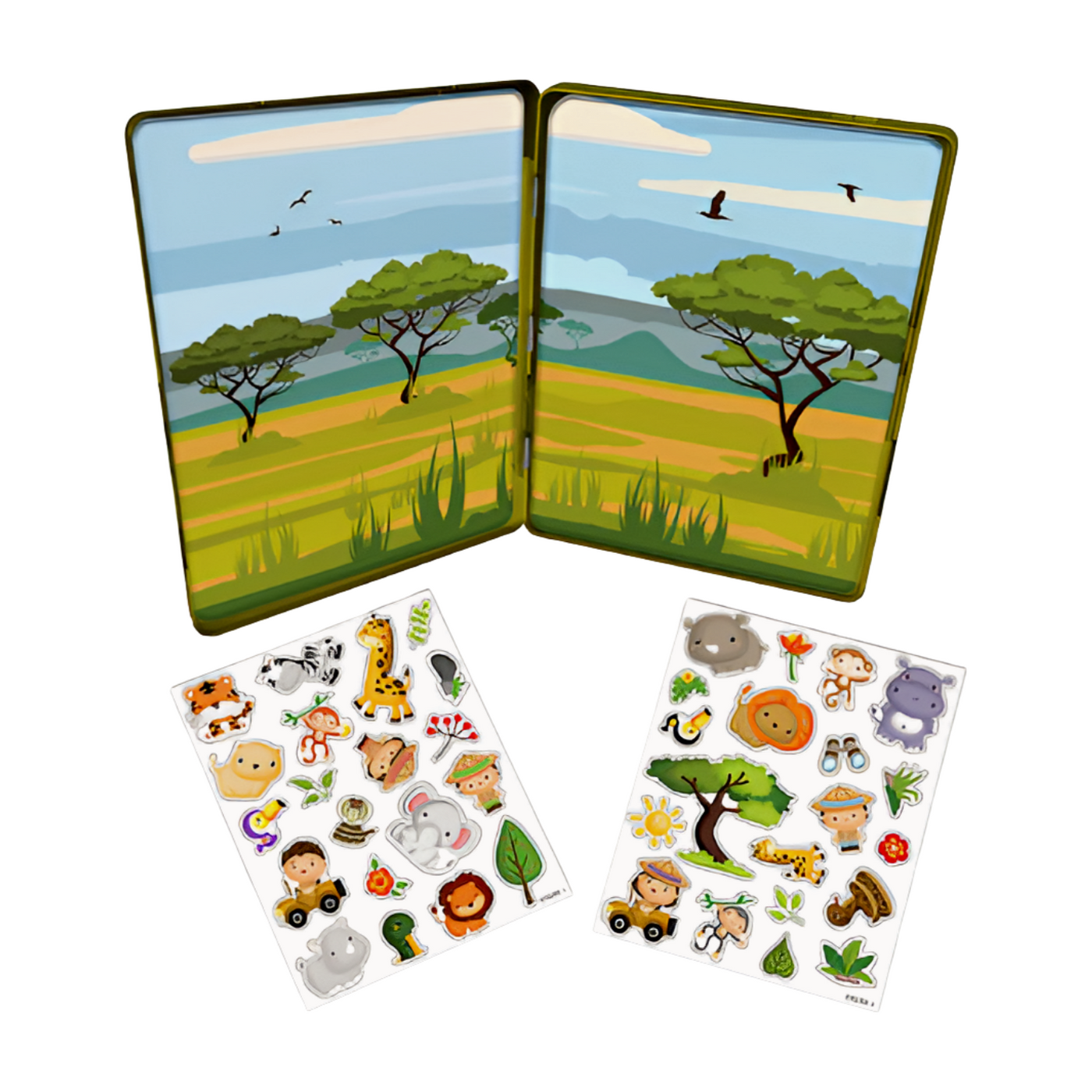 MAGNETIC CREATIONS | JUNGLE SAFARI FUN TIN