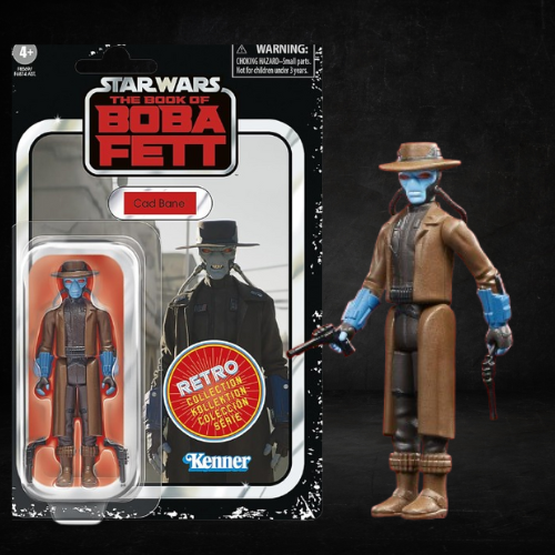 STAR WARS Retro Collection Cad Bane, The Book of Boba Fett 3.75 Inch Collectible Action Figures, Ages 4 and Up