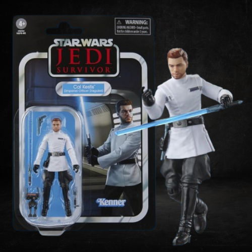 STAR WARS The Vintage Collection Cal Kestis (Imperial Officer Disguise), Jedi: Survivor 3.75 Inch Collectible Action Figure