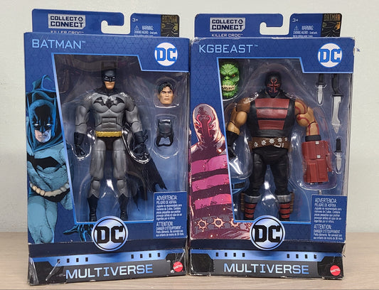 DC Multiverse Batman & KGBEAST 6” Figure Batman 80 Years BAF Killer Croc NEW